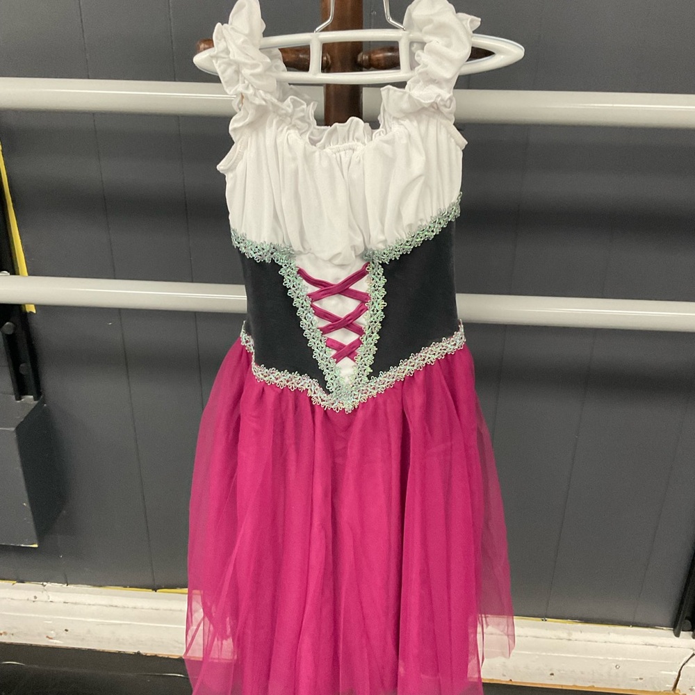 Weissman: Belle Mulberry Peasant dress